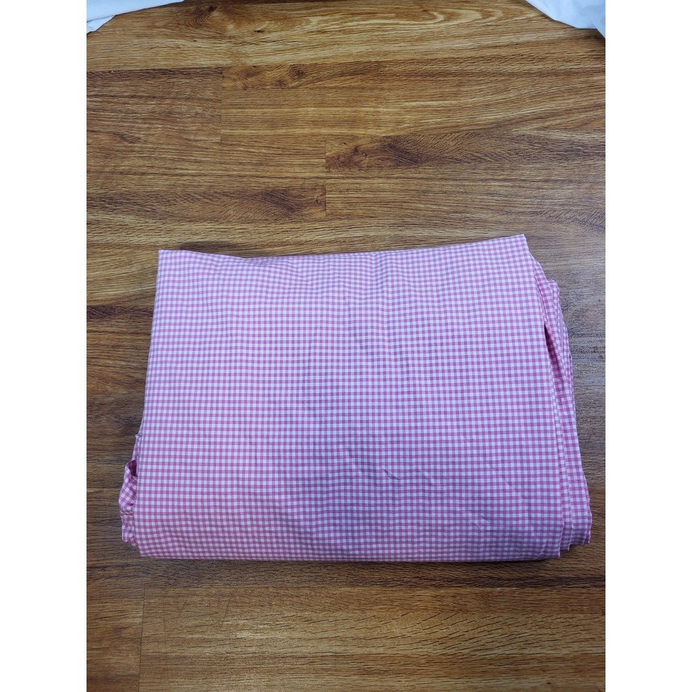 pottery barn kids pink gingham duvet twin